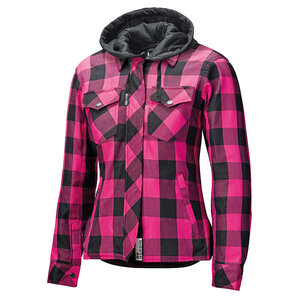 Held Lumberjack II 62010 Damen Motorrad Hemd Schwarz Pink von Held