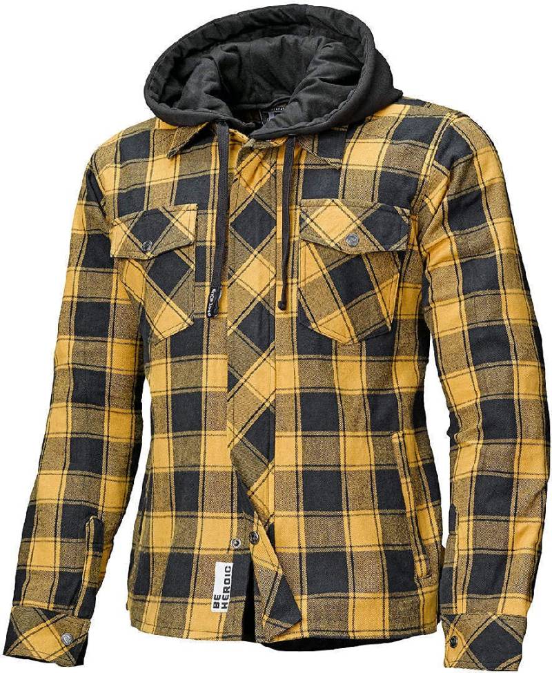Held Lumberjack II Motorrad Textiljacke, schwarz/gelb, XL von Held