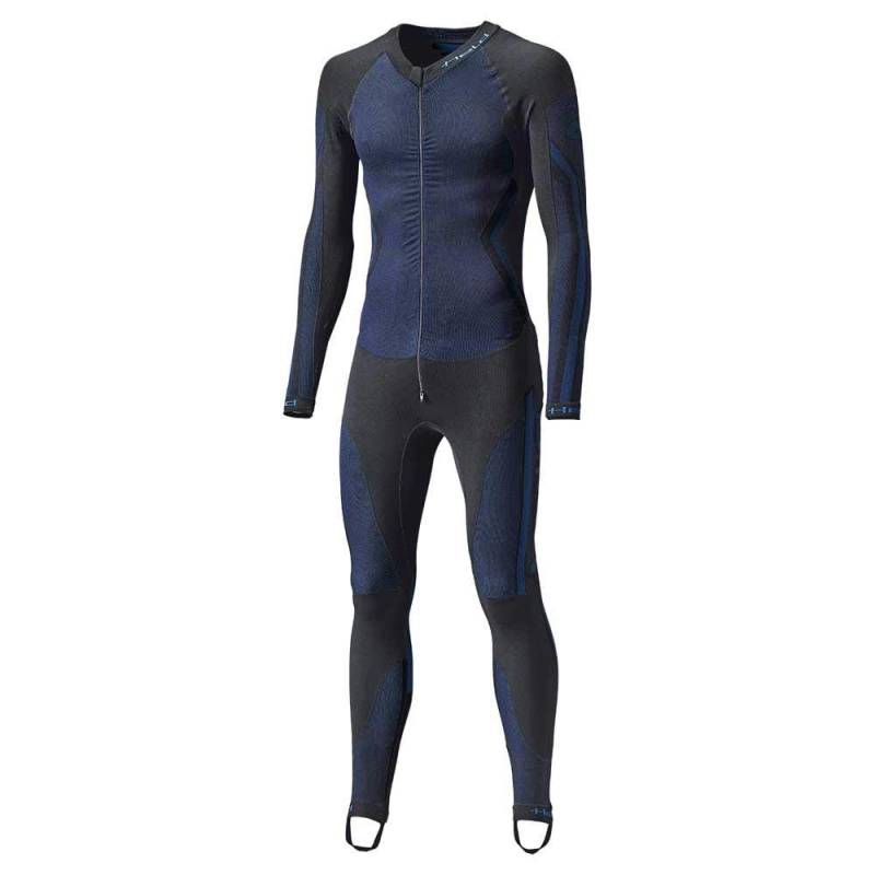 Held Motorrad-Unteranzug, Kombi-Unteranzug Race Skin II Unteranzug 1-TLG. schwarz/blau M, Herren, Sportler, Ganzjährig, Textil von Held
