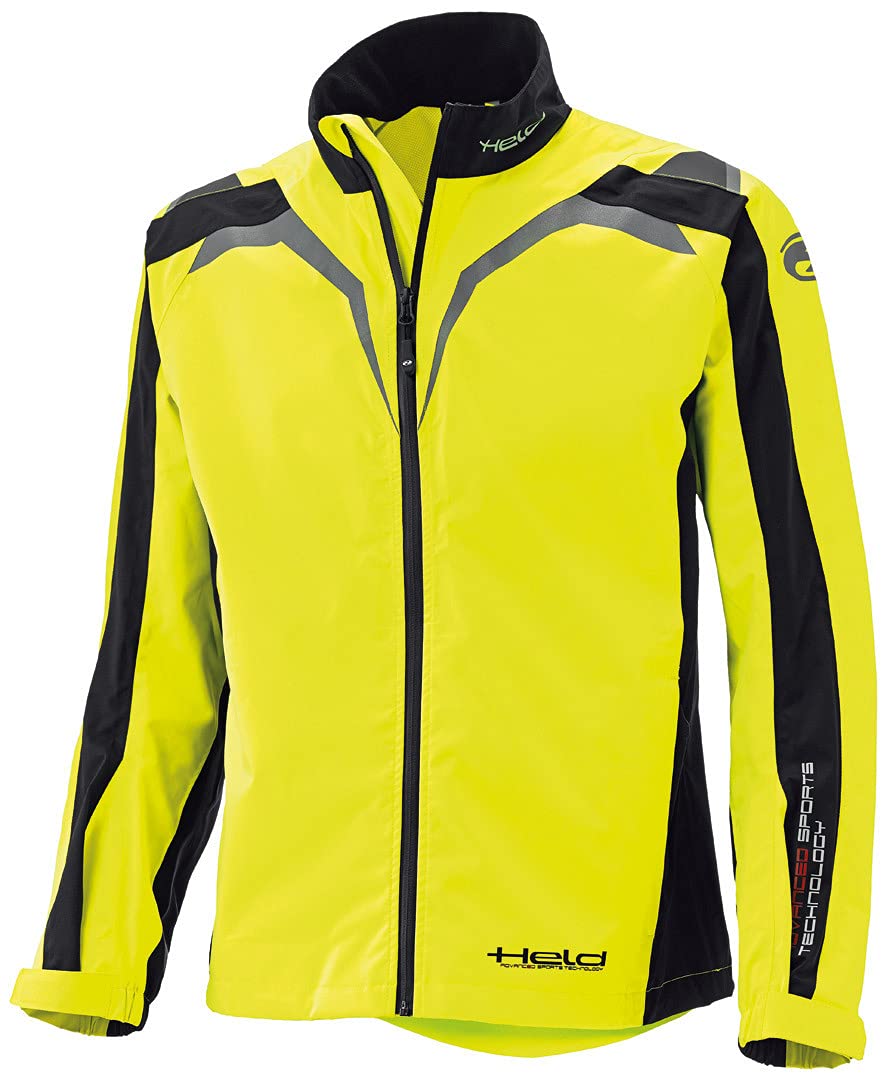 Held 6612-00_58_M Textiljacke, Regenblockoberteil, Schwarz/Neon Gelb, M von Held