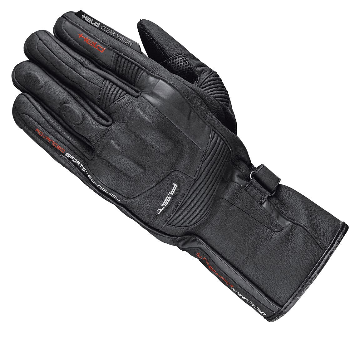Held Secret Pro Motorradtourenhandschuh, Farbe schwarz, Größe 10 von Held