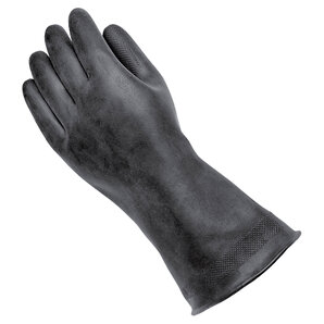 Held Überhandschuh Latex, Paar Schwarz von Held