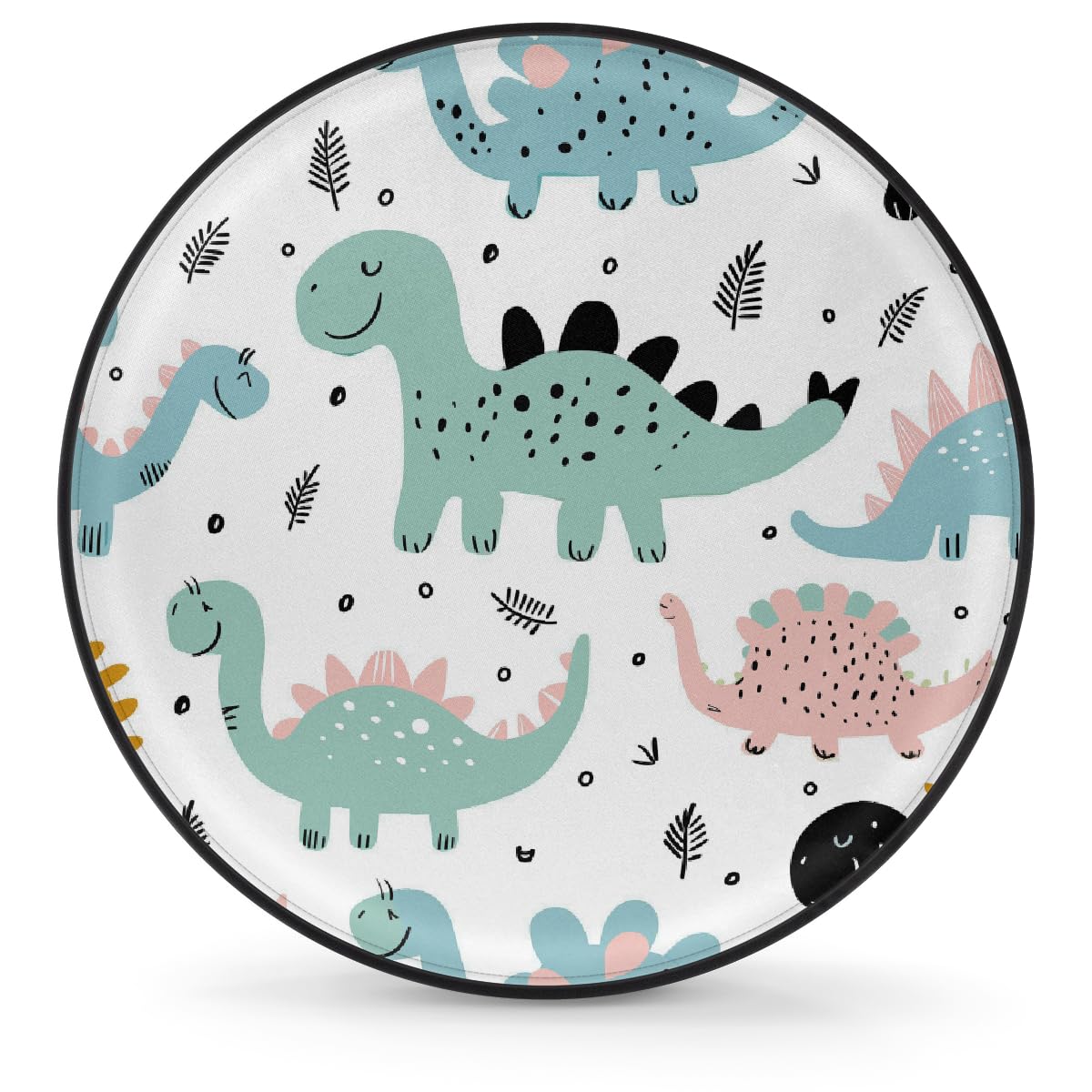 Ersatzreifenabdeckung, Radschutz, Cartoon-Dinosaurier, Wildtiere, wasserdicht, staubdicht, universelle Passform für Jeep, Anhänger, Wohnmobil, SUV, Wohnmobil, 40,6 cm Ersatzreifenabdeckung, Radschutz, Cartoon-Dinosaurier, Wildtiere, wasserdicht, staubdicht, universelle Passform für Jeep, Anhänger, Wohnmobil, SUV, Wohnmobil, 40,6 cm von Helhappy