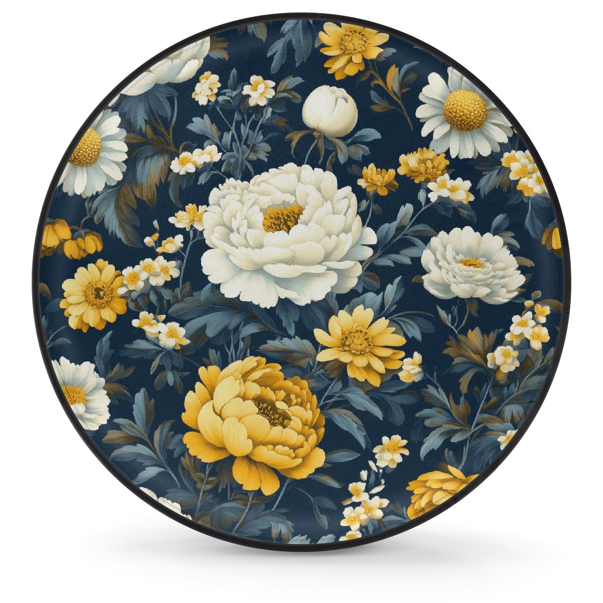 Ersatzreifenabdeckung, Radschutz, Frühlingsblühende Blumen, wasserdicht, staubdicht, universelle Passform für Jeep, Anhänger, Wohnmobil, SUV, Wohnmobil, Fahrzeug, 40,6 cm (16 Zoll) von Helhappy