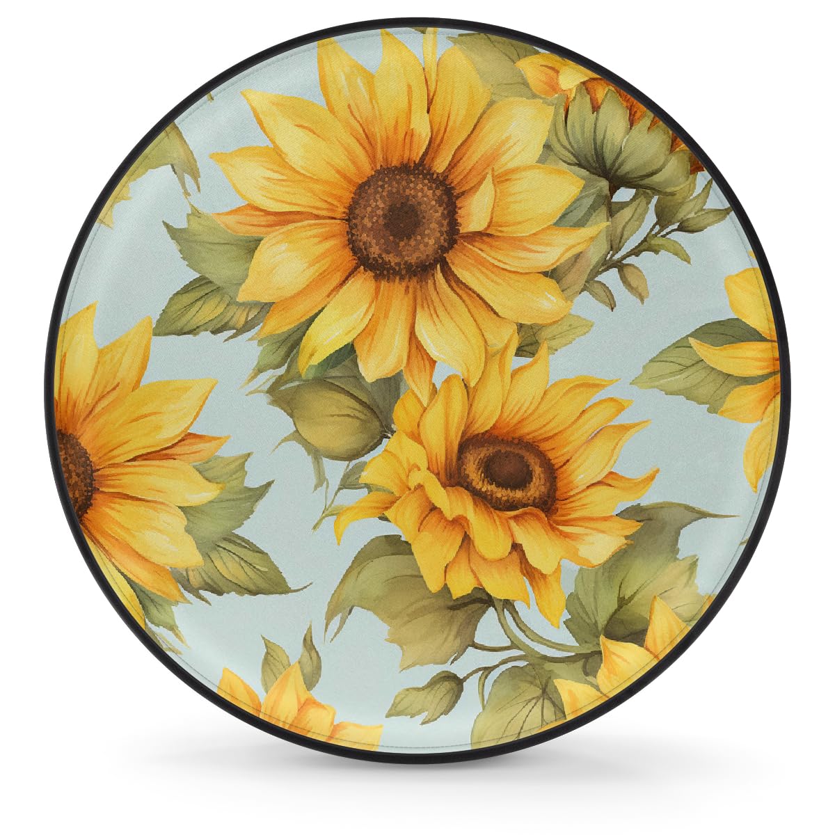 Ersatzreifenabdeckung, Radschutz, Sommer-Sonnenblumen, Bauernhaus, Landblumen, wasserdicht, staubdicht, universelle Passform für Jeep, Anhänger, Wohnmobil, SUV, Wohnmobil, 40,6 cm Ersatzreifenabdeckung, Radschutz, Sommer-Sonnenblumen, Bauernhaus, Landblumen, wasserdicht, staubdicht, universelle Passform für Jeep, Anhänger, Wohnmobil, SUV, Wohnmobil, 40,6 cm von Helhappy
