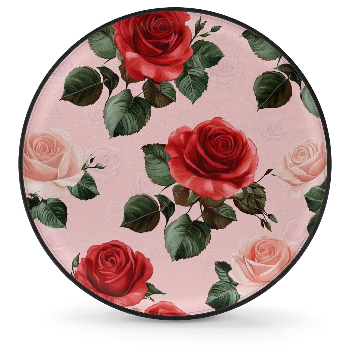 Ersatzreifenabdeckung, Radschutz, rote Rose, wasserdicht, staubdicht, universelle Passform für Jeep, Anhänger, Wohnmobil, SUV, Wohnmobil, Fahrzeug, 40,6 cm Ersatzreifenabdeckung, Radschutz, rote Rose, wasserdicht, staubdicht, universelle Passform für Jeep, Anhänger, Wohnmobil, SUV, Wohnmobil, Fahrzeug, 40,6 cm von Helhappy