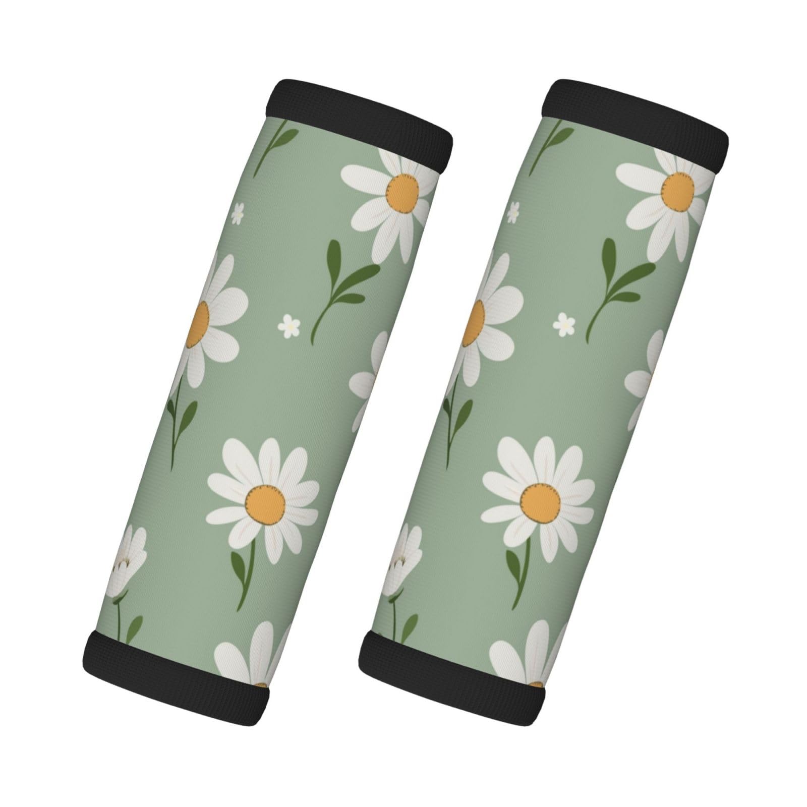 Neopren-Gepäckgriffbandagen für Koffer, Gänseblümchen, Gepäckanhänger, Geschenk, Reisezubehör, 2 Stück Neopren-Gepäckgriffbandagen für Koffer, Gänseblümchen, Gepäckanhänger, Geschenk, Reisezubehör, 2 Stück von Helhappy