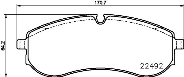 Bremsbelagsatz, Scheibenbremse Hinterachse Hella Pagid 8DB 355 039-531 Bremsbelagsatz, Scheibenbremse Hinterachse Hella Pagid 8DB 355 039-531 von Hella Pagid