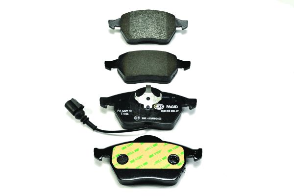 Bremsbelagsatz, Scheibenbremse Vorderachse Hella Pagid 8DB 355 008-471 Bremsbelagsatz, Scheibenbremse Vorderachse Hella Pagid 8DB 355 008-471 von Hella Pagid