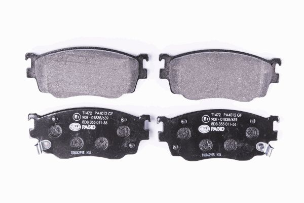 Bremsbelagsatz, Scheibenbremse Vorderachse Hella Pagid 8DB 355 011-561 Bremsbelagsatz, Scheibenbremse Vorderachse Hella Pagid 8DB 355 011-561 von Hella Pagid