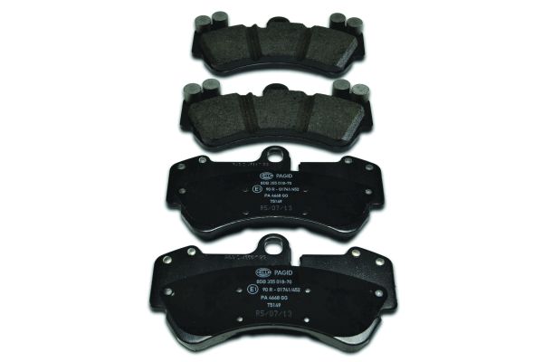 Bremsbelagsatz, Scheibenbremse Vorderachse Hella Pagid 8DB 355 018-701 Bremsbelagsatz, Scheibenbremse Vorderachse Hella Pagid 8DB 355 018-701 von Hella Pagid