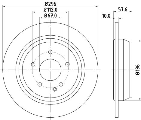 Bremsscheibe Hinterachse Hella Pagid 8DD 355 110-091 Bremsscheibe Hinterachse Hella Pagid 8DD 355 110-091 von Hella Pagid