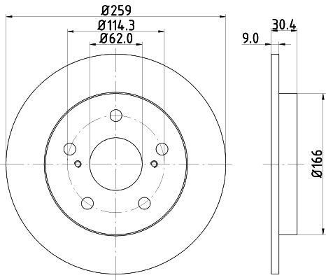 Bremsscheibe Hinterachse Hella Pagid 8DD 355 118-981 Bremsscheibe Hinterachse Hella Pagid 8DD 355 118-981 von Hella Pagid