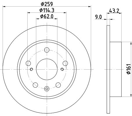 Bremsscheibe Hinterachse Hella Pagid 8DD 355 120-531 Bremsscheibe Hinterachse Hella Pagid 8DD 355 120-531 von Hella Pagid