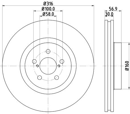 Bremsscheibe Vorderachse Hella Pagid 8DD 355 117-921 Bremsscheibe Vorderachse Hella Pagid 8DD 355 117-921 von Hella Pagid