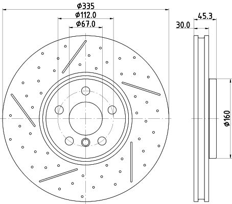 Bremsscheibe Vorderachse Hella Pagid 8DD 355 133-091 Bremsscheibe Vorderachse Hella Pagid 8DD 355 133-091 von Hella Pagid