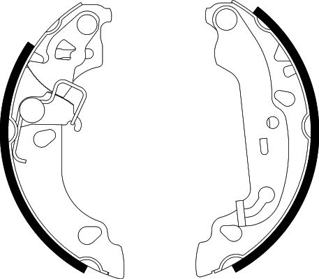 Bremsbackensatz Hinterachse Hella 8DB 355 002-621 Bremsbackensatz Hinterachse Hella 8DB 355 002-621 von Hella