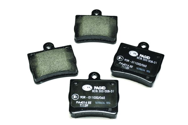 Bremsbelagsatz, Scheibenbremse Hinterachse Hella 8DB 355 008-311 Bremsbelagsatz, Scheibenbremse Hinterachse Hella 8DB 355 008-311 von Hella