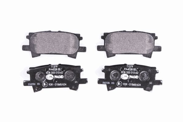 Bremsbelagsatz, Scheibenbremse Hinterachse Hella 8DB 355 010-621 Bremsbelagsatz, Scheibenbremse Hinterachse Hella 8DB 355 010-621 von Hella