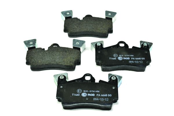 Bremsbelagsatz, Scheibenbremse Hinterachse Hella 8DB 355 011-471 Bremsbelagsatz, Scheibenbremse Hinterachse Hella 8DB 355 011-471 von Hella