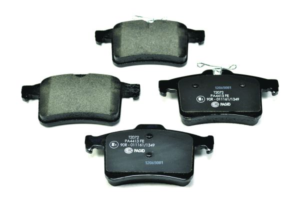 Bremsbelagsatz, Scheibenbremse Hinterachse Hella 8DB 355 015-901 Bremsbelagsatz, Scheibenbremse Hinterachse Hella 8DB 355 015-901 von Hella