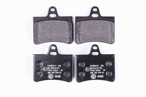 Bremsbelagsatz, Scheibenbremse Hinterachse Hella 8DB 355 019-441 von Hella