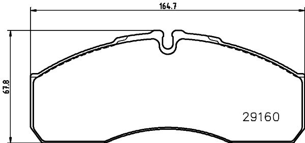 Bremsbelagsatz, Scheibenbremse Vorderachse Hella 8DB 355 005-401 Bremsbelagsatz, Scheibenbremse Vorderachse Hella 8DB 355 005-401 von Hella