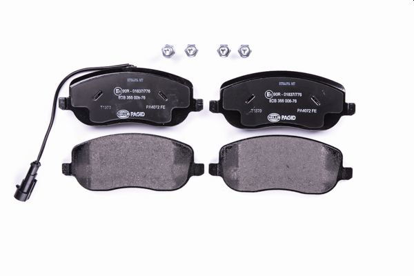 Bremsbelagsatz, Scheibenbremse Vorderachse Hella 8DB 355 006-761 Bremsbelagsatz, Scheibenbremse Vorderachse Hella 8DB 355 006-761 von Hella
