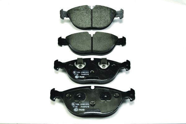 Bremsbelagsatz, Scheibenbremse Vorderachse Hella 8DB 355 008-261 von Hella