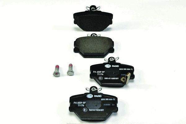 Bremsbelagsatz, Scheibenbremse Vorderachse Hella 8DB 355 008-721 von Hella