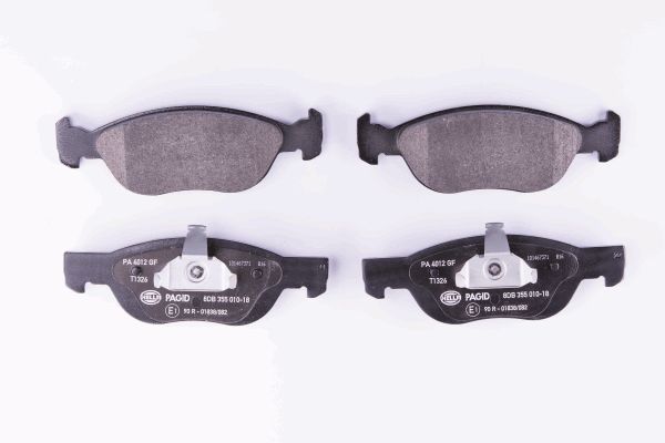 Bremsbelagsatz, Scheibenbremse Vorderachse Hella 8DB 355 010-181 Bremsbelagsatz, Scheibenbremse Vorderachse Hella 8DB 355 010-181 von Hella
