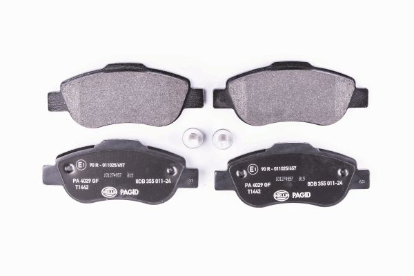 Bremsbelagsatz, Scheibenbremse Vorderachse Hella 8DB 355 011-241 Bremsbelagsatz, Scheibenbremse Vorderachse Hella 8DB 355 011-241 von Hella