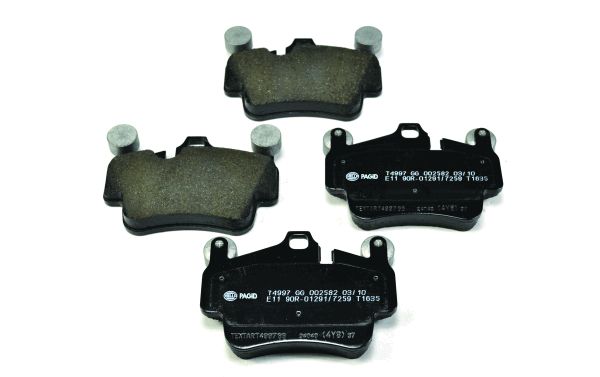 Bremsbelagsatz, Scheibenbremse Vorderachse Hella 8DB 355 012-721 Bremsbelagsatz, Scheibenbremse Vorderachse Hella 8DB 355 012-721 von Hella