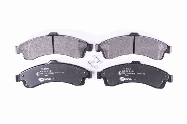 Bremsbelagsatz, Scheibenbremse Vorderachse Hella 8DB 355 012-811 Bremsbelagsatz, Scheibenbremse Vorderachse Hella 8DB 355 012-811 von Hella