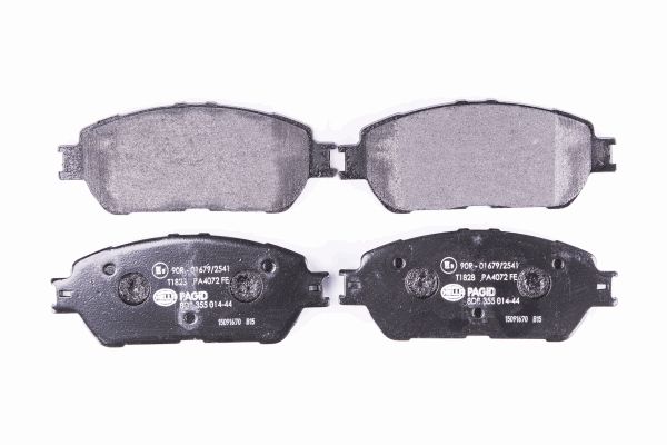 Bremsbelagsatz, Scheibenbremse Vorderachse Hella 8DB 355 014-441 von Hella