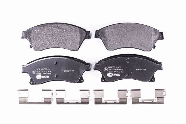 Bremsbelagsatz, Scheibenbremse Vorderachse Hella 8DB 355 015-231 Bremsbelagsatz, Scheibenbremse Vorderachse Hella 8DB 355 015-231 von Hella