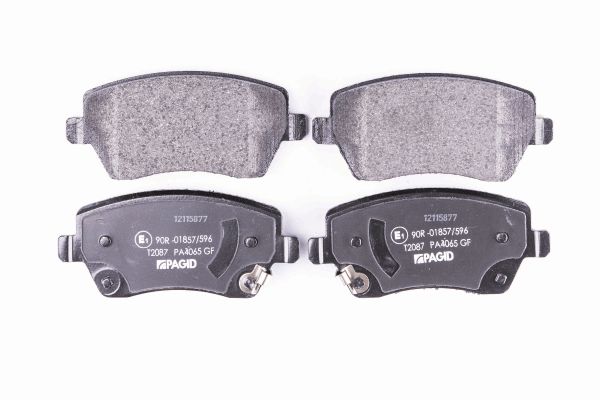 Bremsbelagsatz, Scheibenbremse Vorderachse Hella 8DB 355 015-981 von Hella