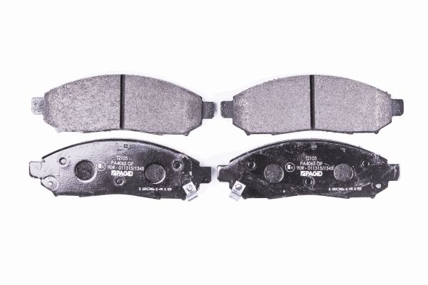 Bremsbelagsatz, Scheibenbremse Vorderachse Hella 8DB 355 016-121 von Hella