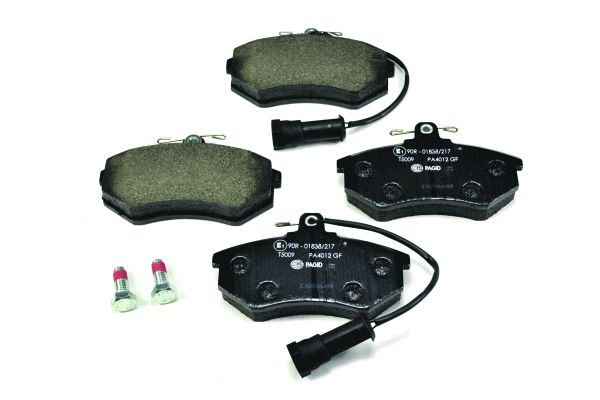 Bremsbelagsatz, Scheibenbremse Vorderachse Hella 8DB 355 017-651 von Hella