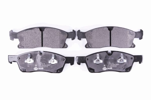 Bremsbelagsatz, Scheibenbremse Vorderachse Hella 8DB 355 019-701 Bremsbelagsatz, Scheibenbremse Vorderachse Hella 8DB 355 019-701 von Hella