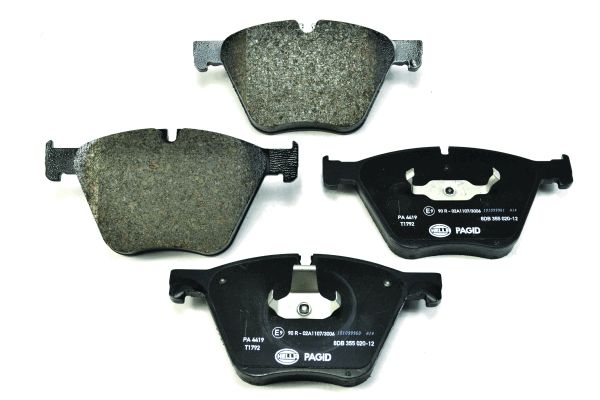 Bremsbelagsatz, Scheibenbremse Vorderachse Hella 8DB 355 020-121 Bremsbelagsatz, Scheibenbremse Vorderachse Hella 8DB 355 020-121 von Hella