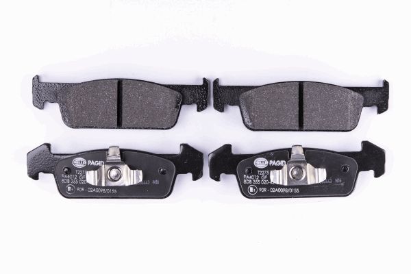 Bremsbelagsatz, Scheibenbremse Vorderachse Hella 8DB 355 020-421 Bremsbelagsatz, Scheibenbremse Vorderachse Hella 8DB 355 020-421 von Hella