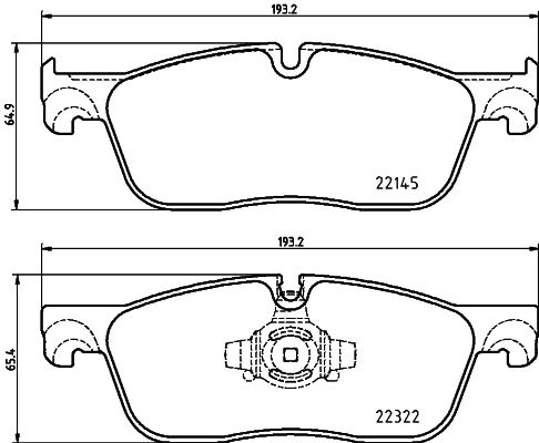 Bremsbelagsatz, Scheibenbremse Vorderachse Hella 8DB 355 024-741 Bremsbelagsatz, Scheibenbremse Vorderachse Hella 8DB 355 024-741 von Hella