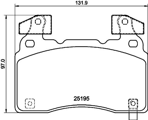 Bremsbelagsatz, Scheibenbremse Vorderachse Hella 8DB 355 040-471 Bremsbelagsatz, Scheibenbremse Vorderachse Hella 8DB 355 040-471 von Hella