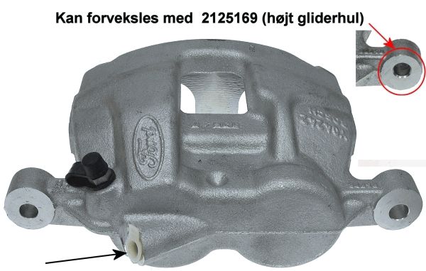 Bremssattel Vorderachse links Hella 8AC 355 387-311 von Hella