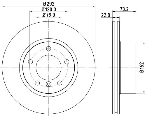 Bremsscheibe Vorderachse Hella 8DD 355 111-241 Bremsscheibe Vorderachse Hella 8DD 355 111-241 von Hella