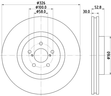 Bremsscheibe Vorderachse Hella 8DD 355 114-651 Bremsscheibe Vorderachse Hella 8DD 355 114-651 von Hella