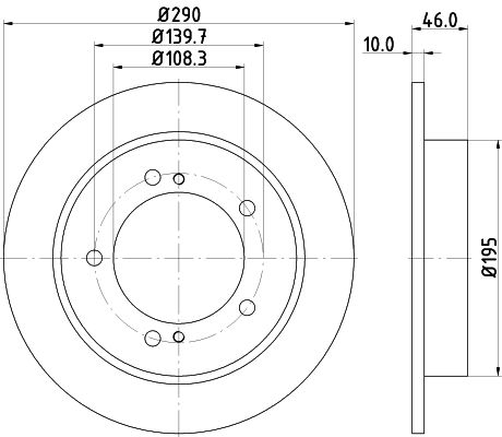 Bremsscheibe Vorderachse Hella 8DD 355 117-941 Bremsscheibe Vorderachse Hella 8DD 355 117-941 von Hella