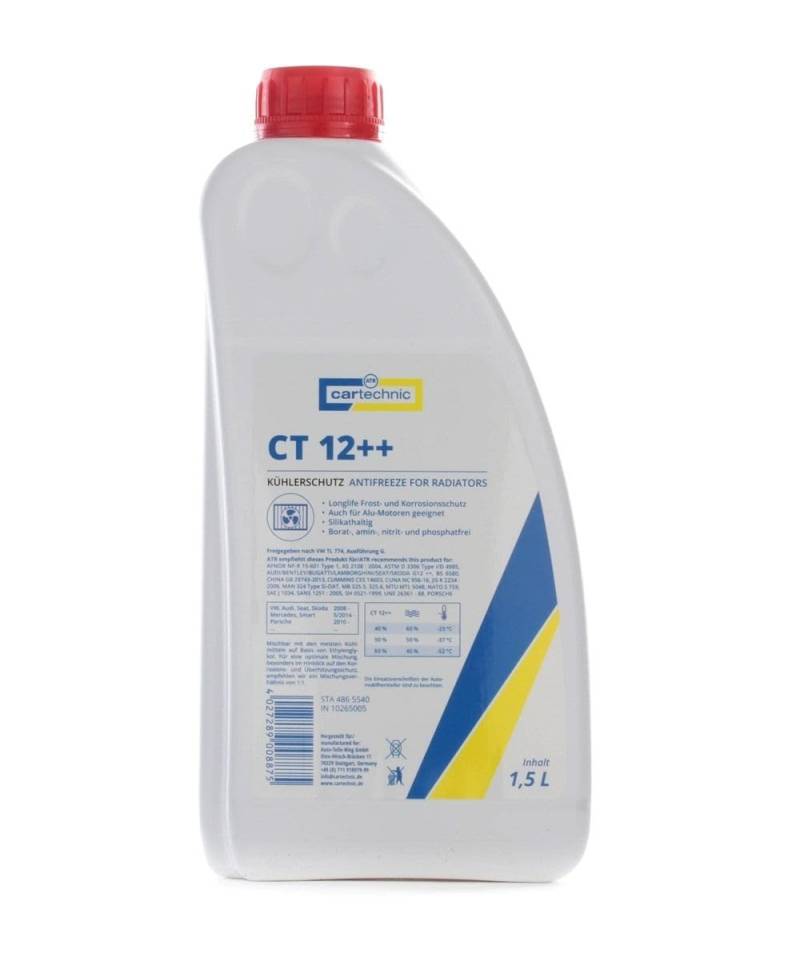 Cartechnic Kühlerschutz CT12 ++ dunkelviolett 1,5-Liter von Hella