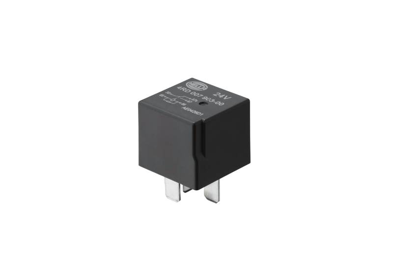HELLA 007903001 24V 10/20A SPDT Relais, schwarz von Hella